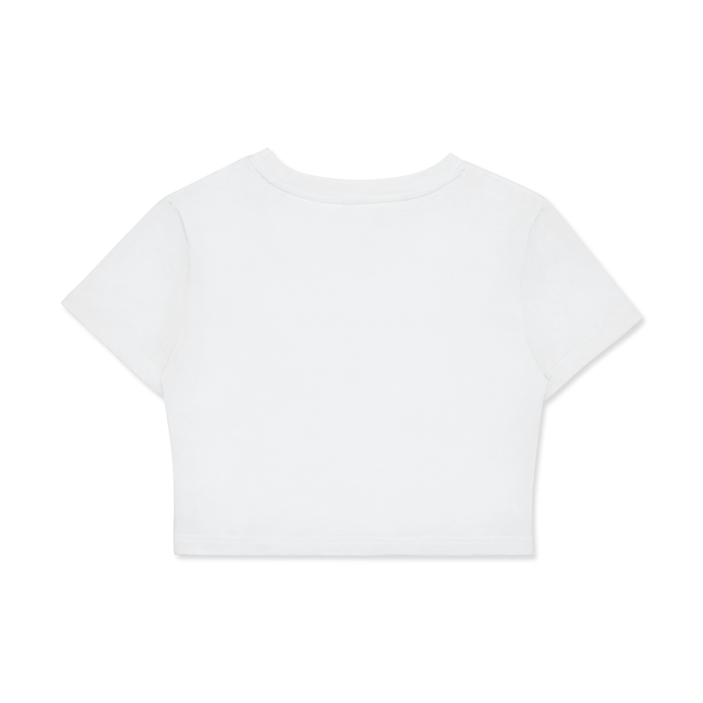 Fitted Crop Cotton SLUT Tee