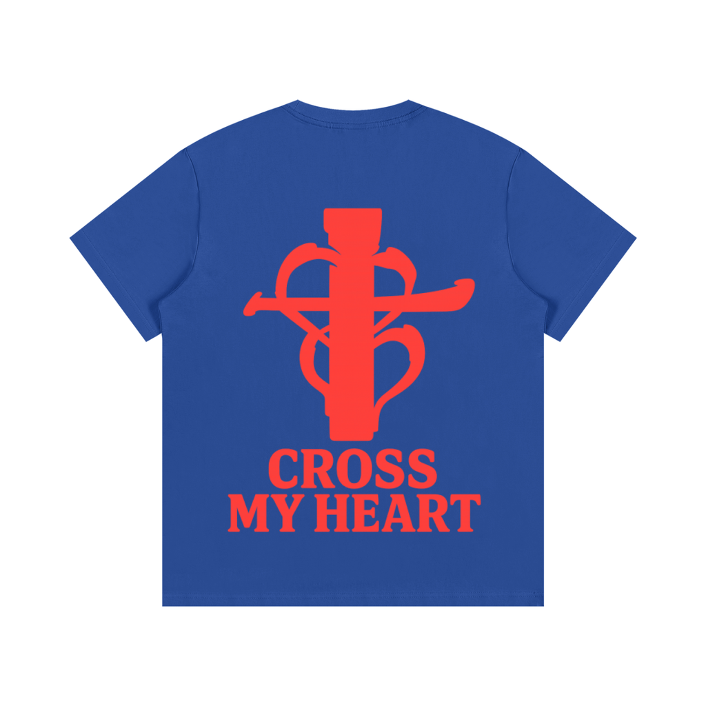 Cross my heart Tee Red Flag ship mark