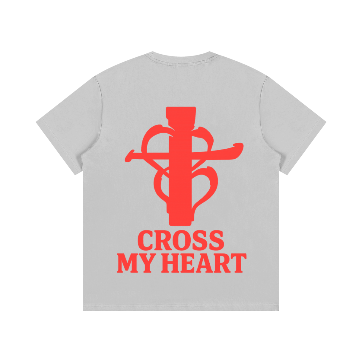 Cross my heart Tee Red Flag ship mark