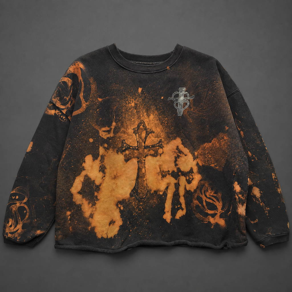 Cross My Heart “Night Owl Relic” 1-of-1 Crewneck