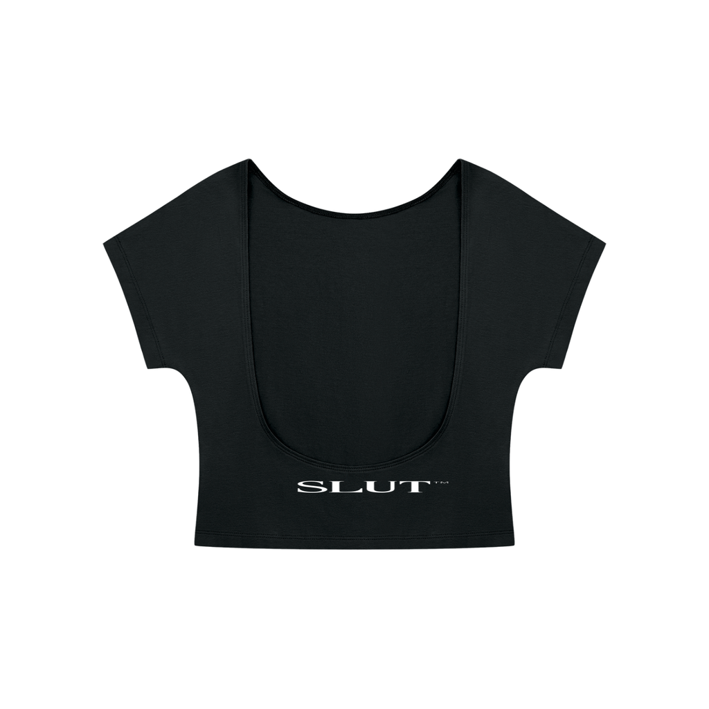 Women's SLUT stand on it Open-Back T-Shirt
