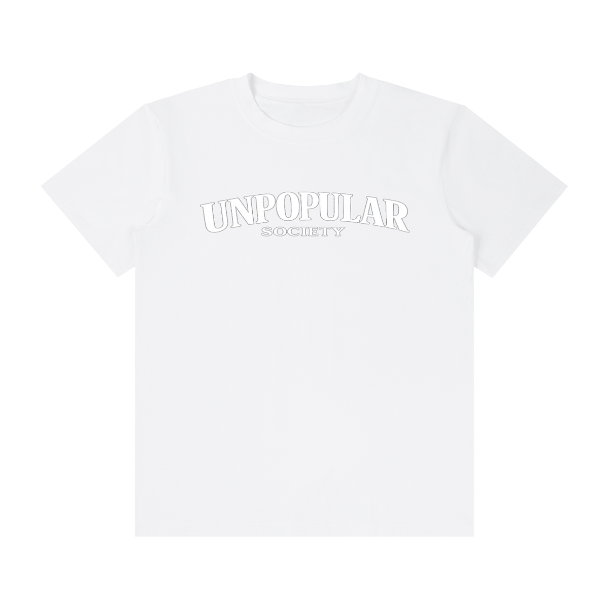 Unpopular society Unisex Classic Crew Neck Cotton T-Shirt