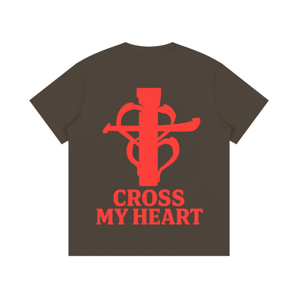 Cross my heart Tee Red Flag ship mark