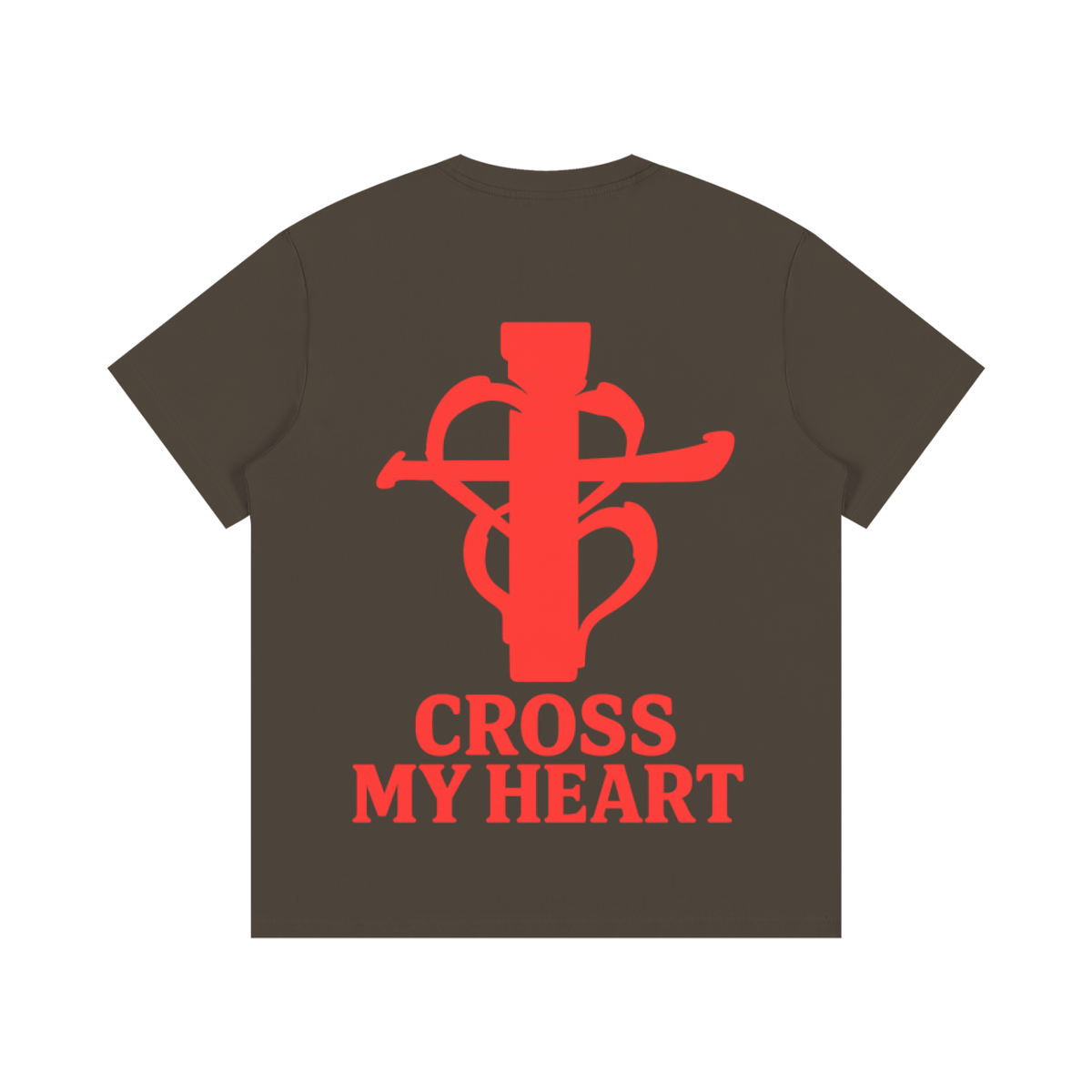Cross my heart Tee Red Flag ship mark