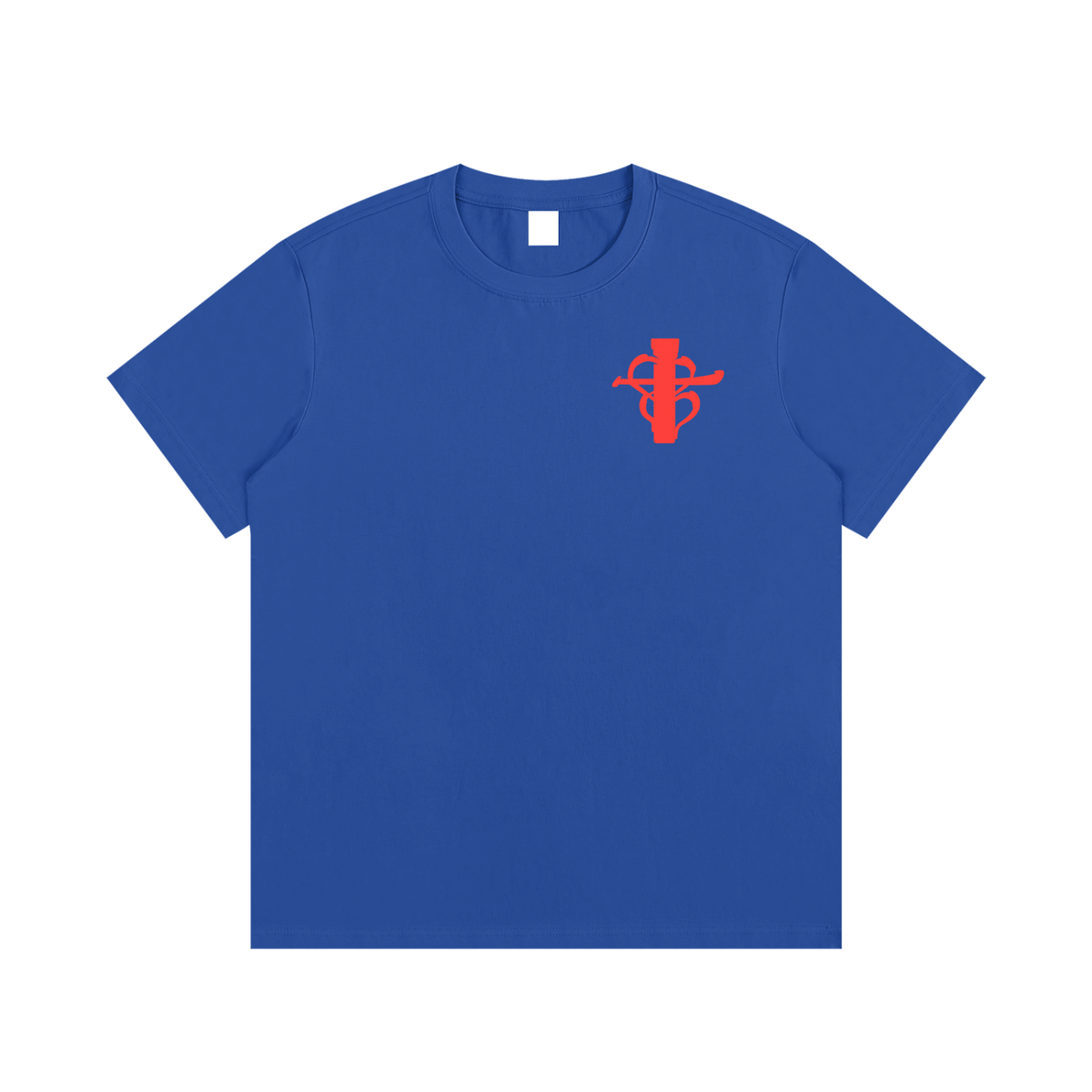 Cross my heart Tee Red Flag ship mark