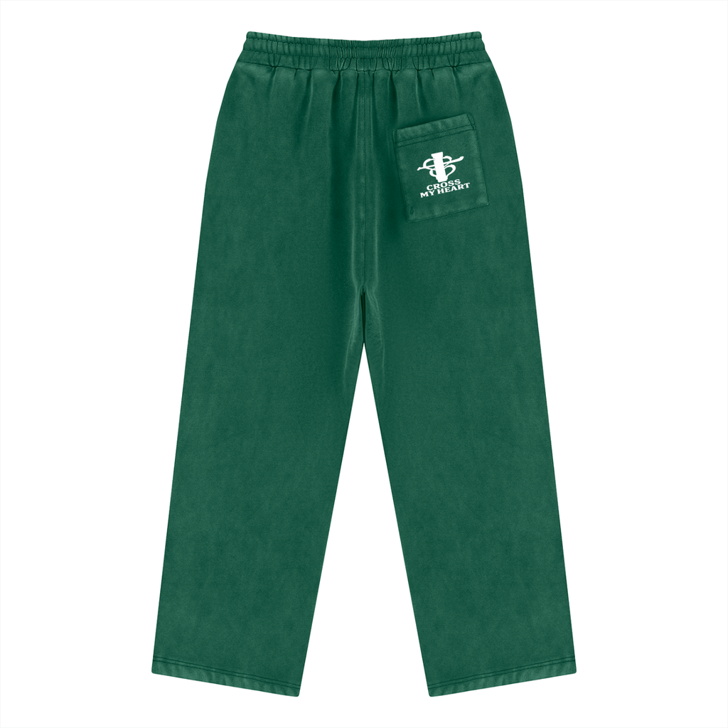 Cross my heart flag ship Unisex Vintage Wash Fleece Sweatpants