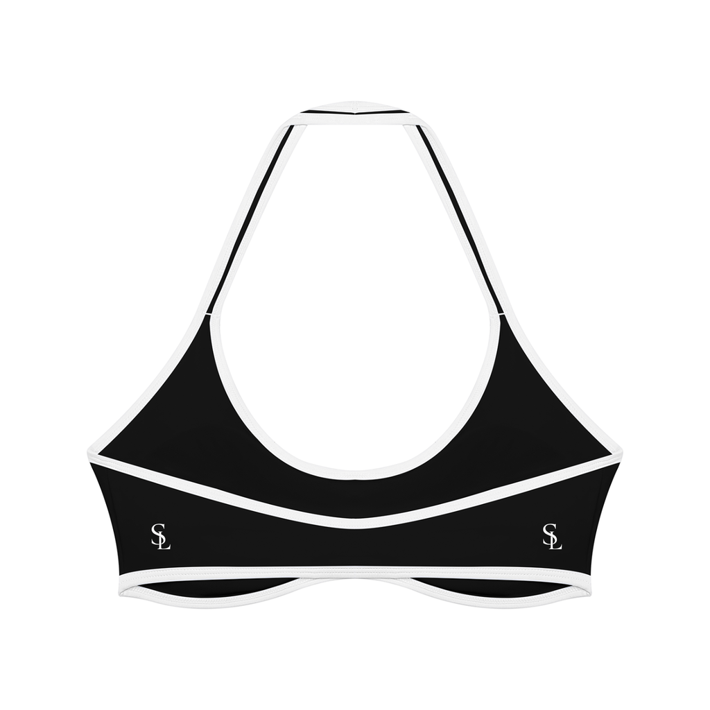 Women's Halter Color Block Yoga Sports Bra