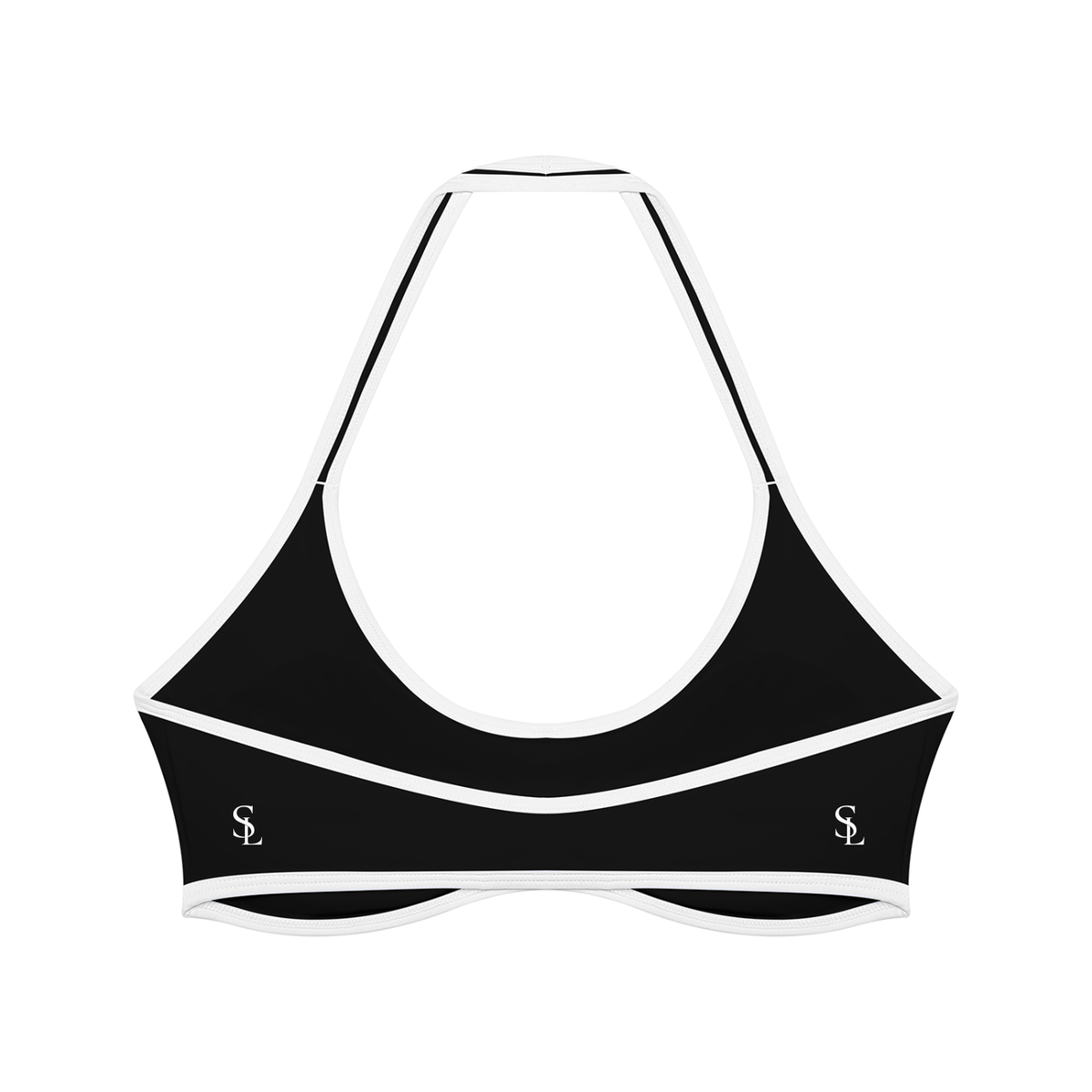 Women's Halter Color Block Yoga Sports Bra