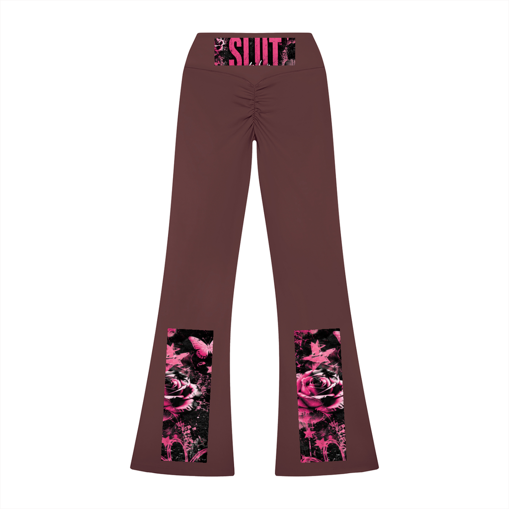 SLUT  Floral Flare Leggings  Strong  Liberated  Unapologetic Thriving