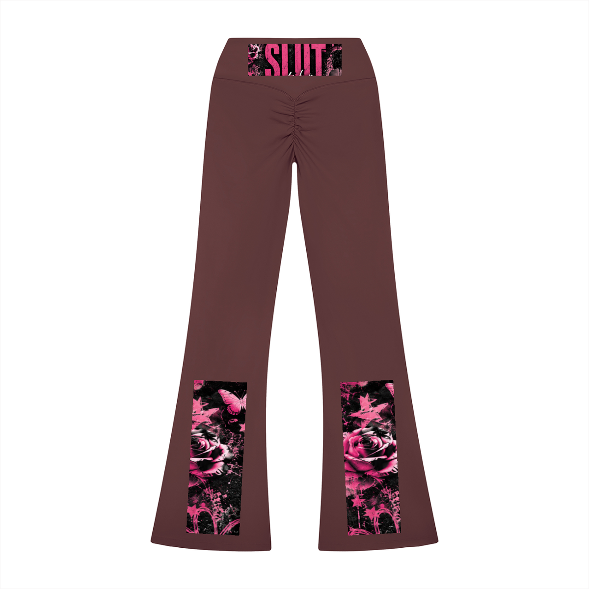 SLUT  Floral Flare Leggings  Strong  Liberated  Unapologetic Thriving