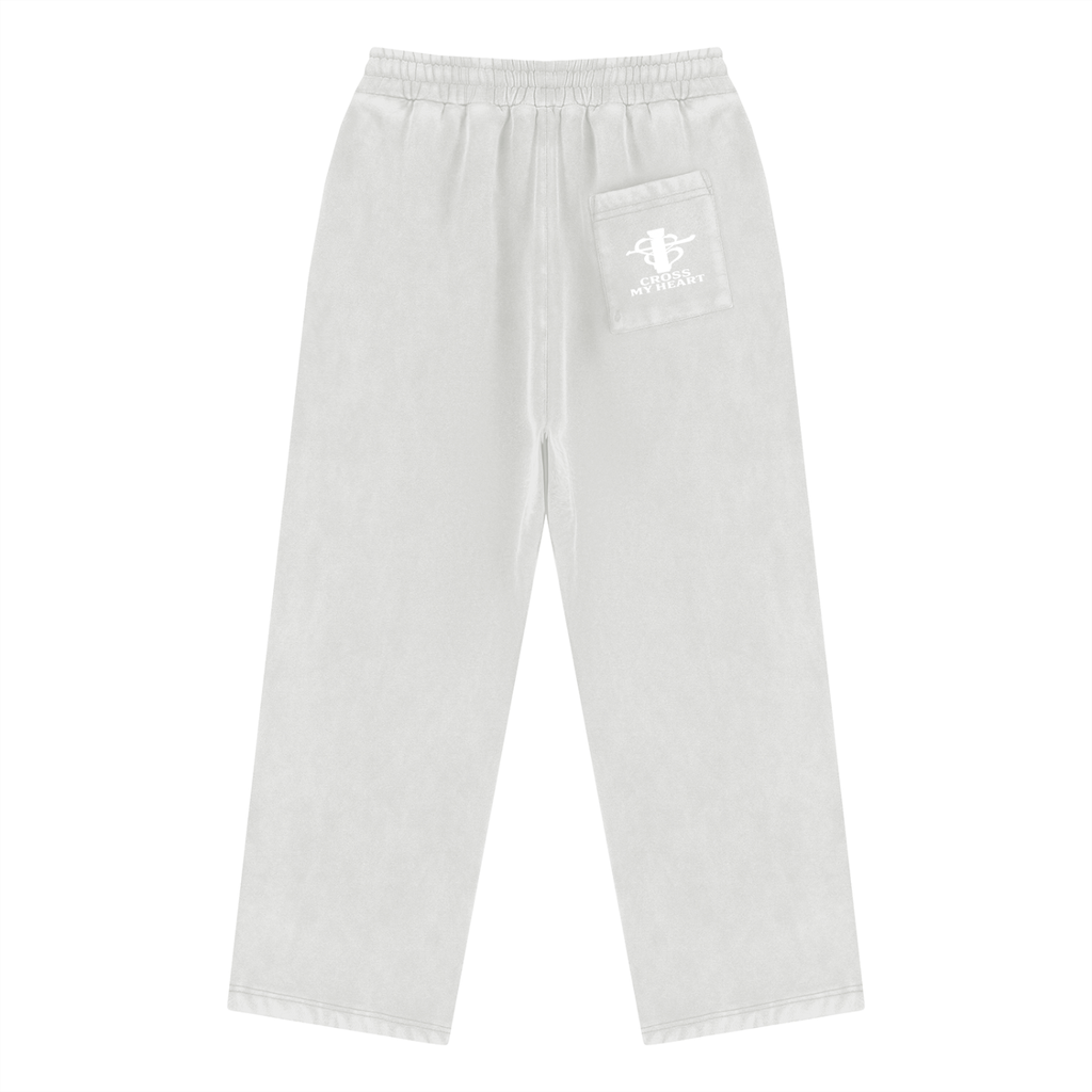 Cross my heart flag ship Unisex Vintage Wash Fleece Sweatpants