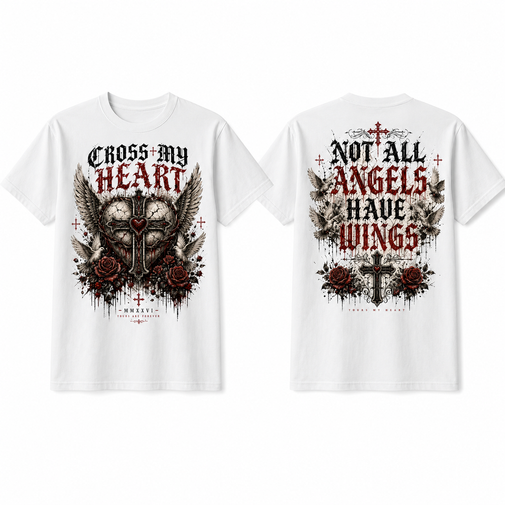 CROSS MY HEART™ “NOT ALL ANGELS HAVE WINGS” TEE