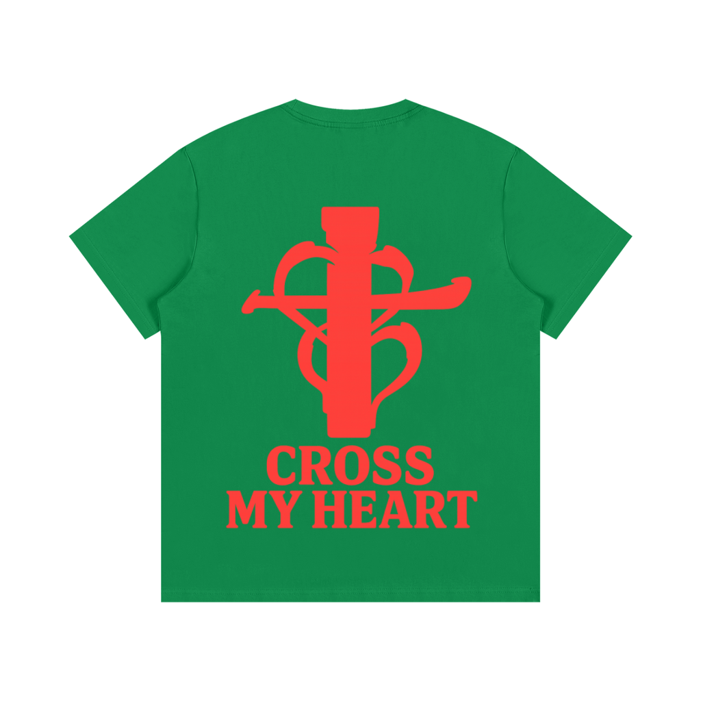 Cross my heart Tee Red Flag ship mark