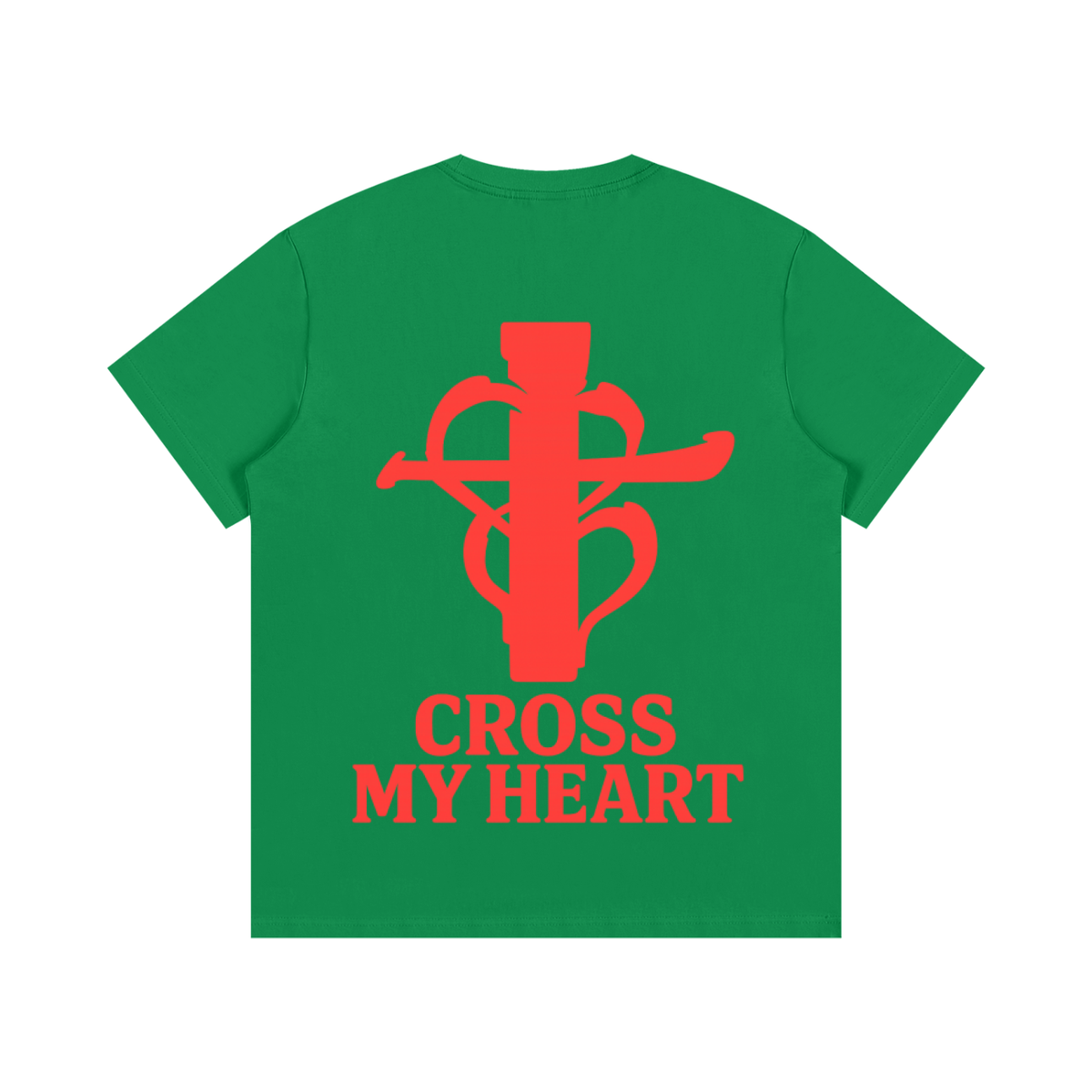 Cross my heart Tee Red Flag ship mark