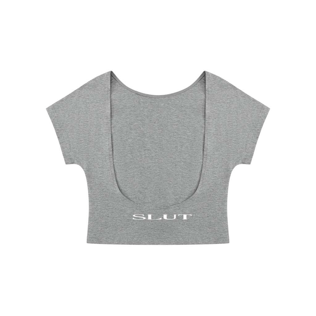 Women's SLUT stand on it Open-Back T-Shirt