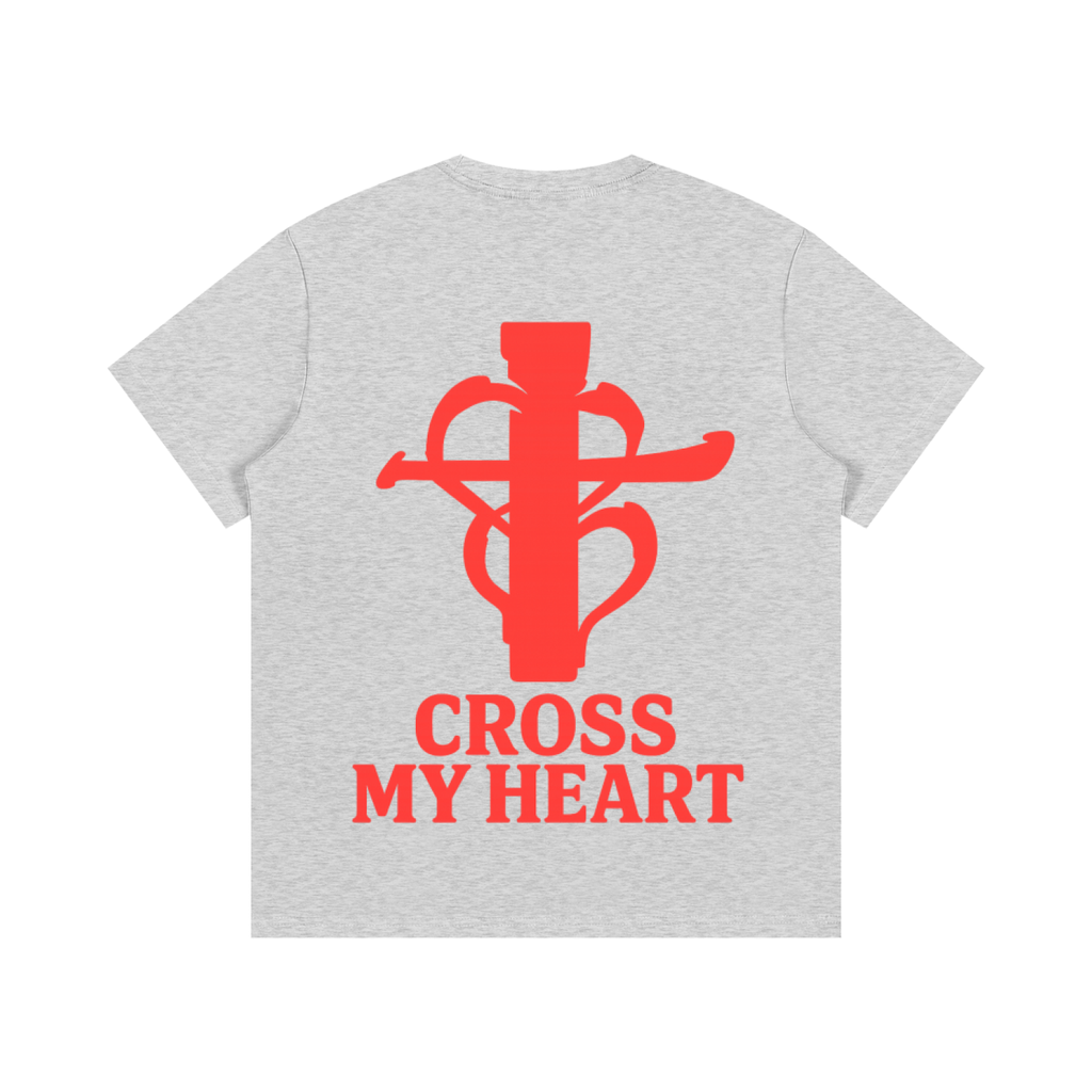 Cross my heart Tee Red Flag ship mark