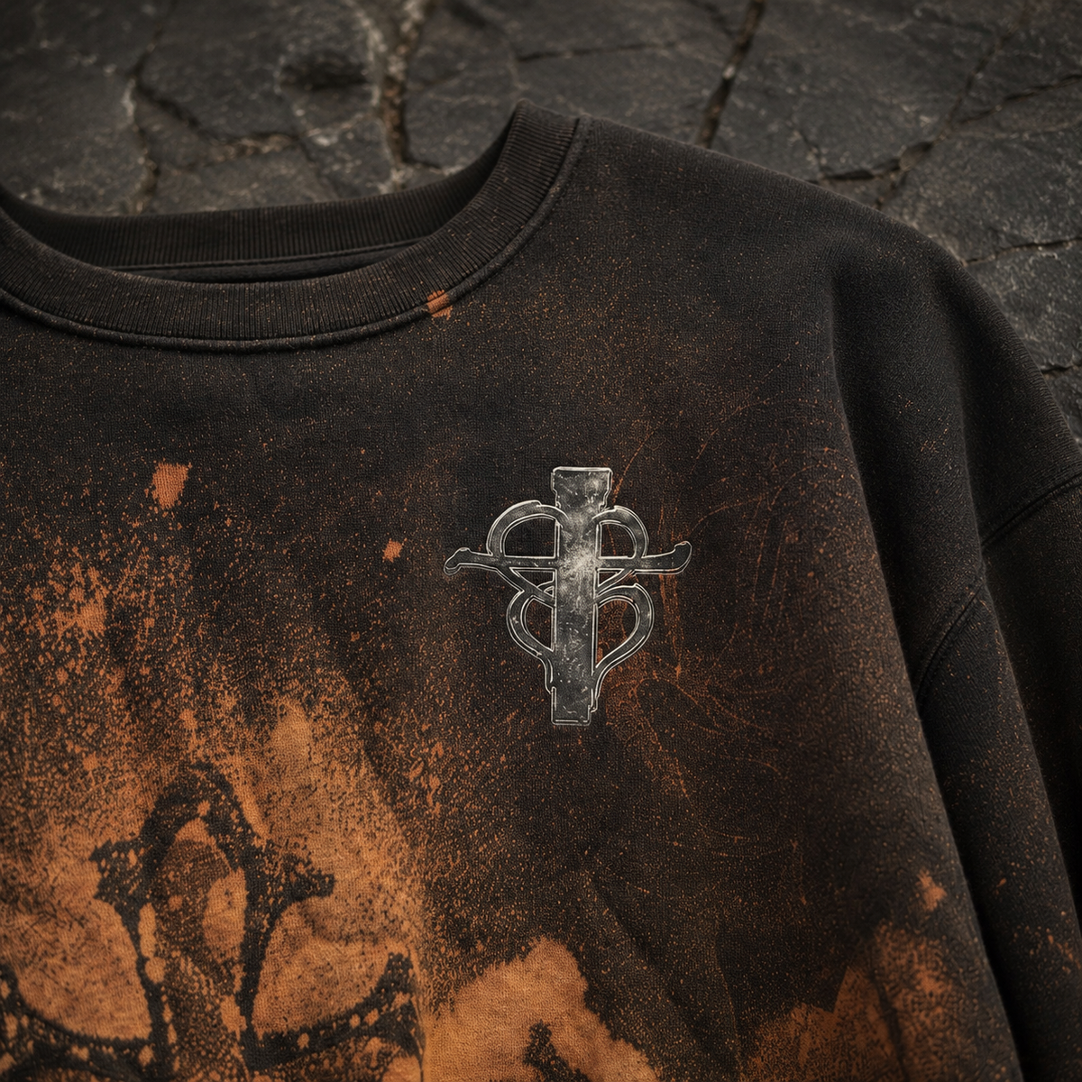 Cross My Heart “Night Owl Relic” 1-of-1 Crewneck