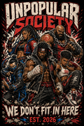 UNPOPULAR SOCIETY — ISSUE #1  Digital Comic Download  Welcome to the Society.