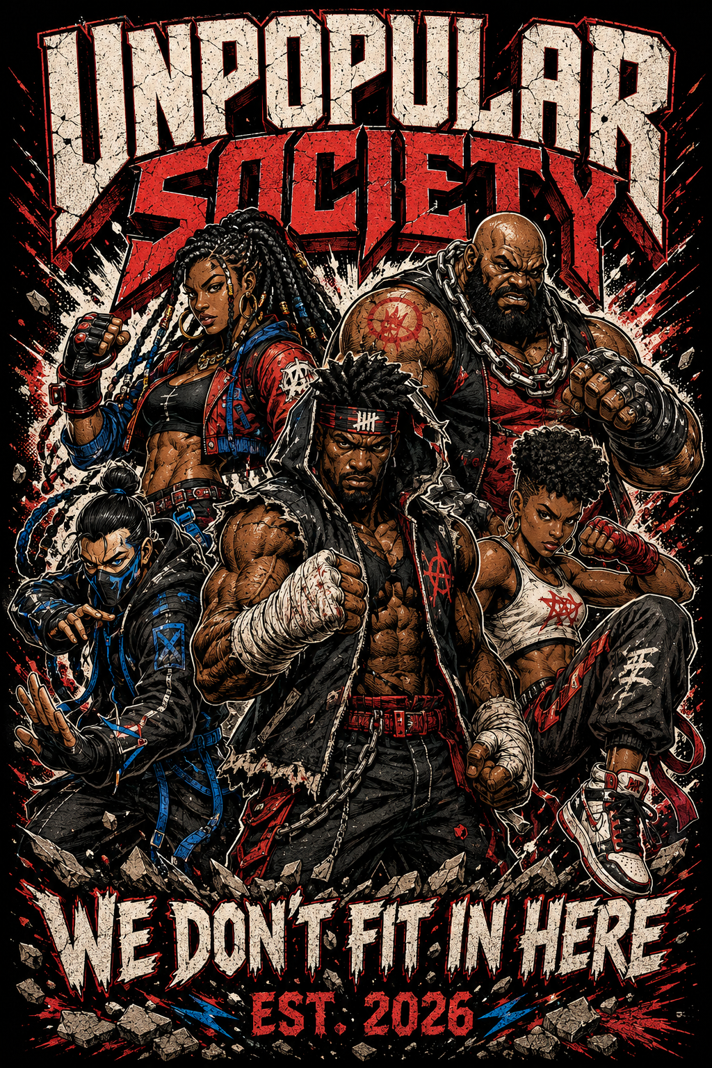 UNPOPULAR SOCIETY — ISSUE #1  Digital Comic Download  Welcome to the Society.