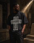 BAD — NEWSPAPER CROSS TEE