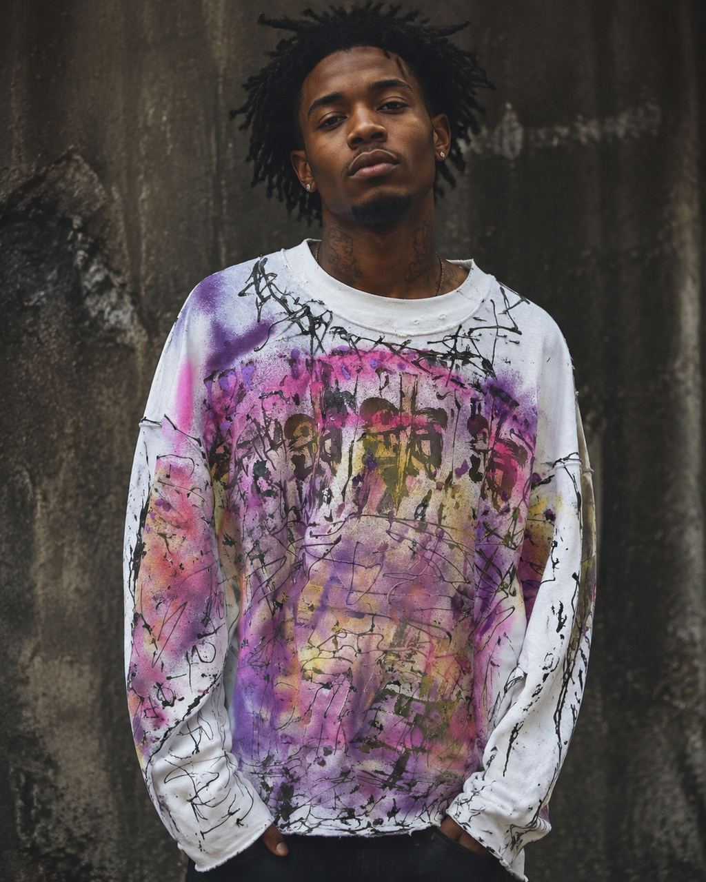 CROSS MY HEART — “PAINT AWAY THE PAIN” 1-OF-1 LONG-SLEEVE