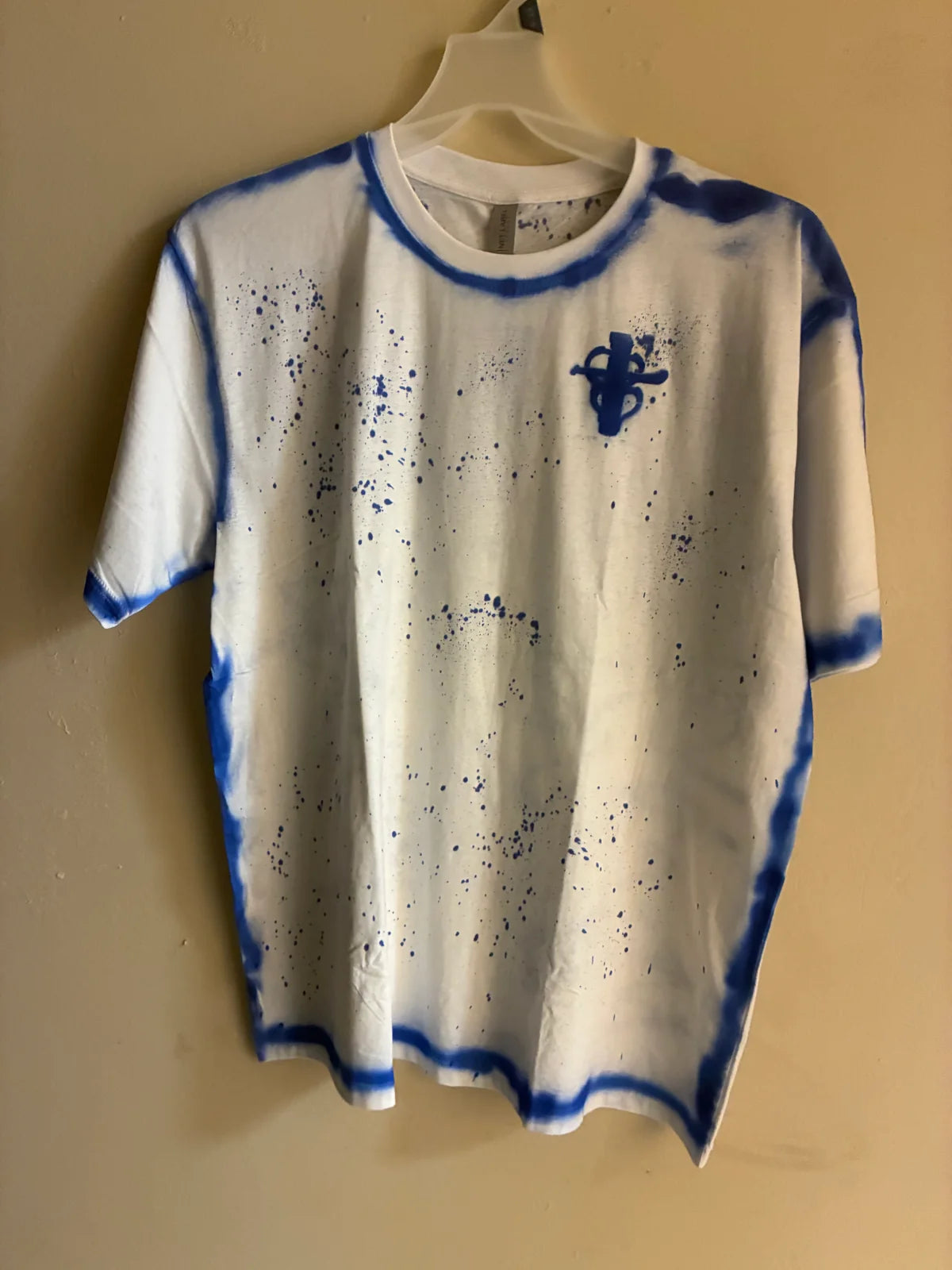 Cross My Heart™ Blue Halo Splatter Tee — One of a Kind