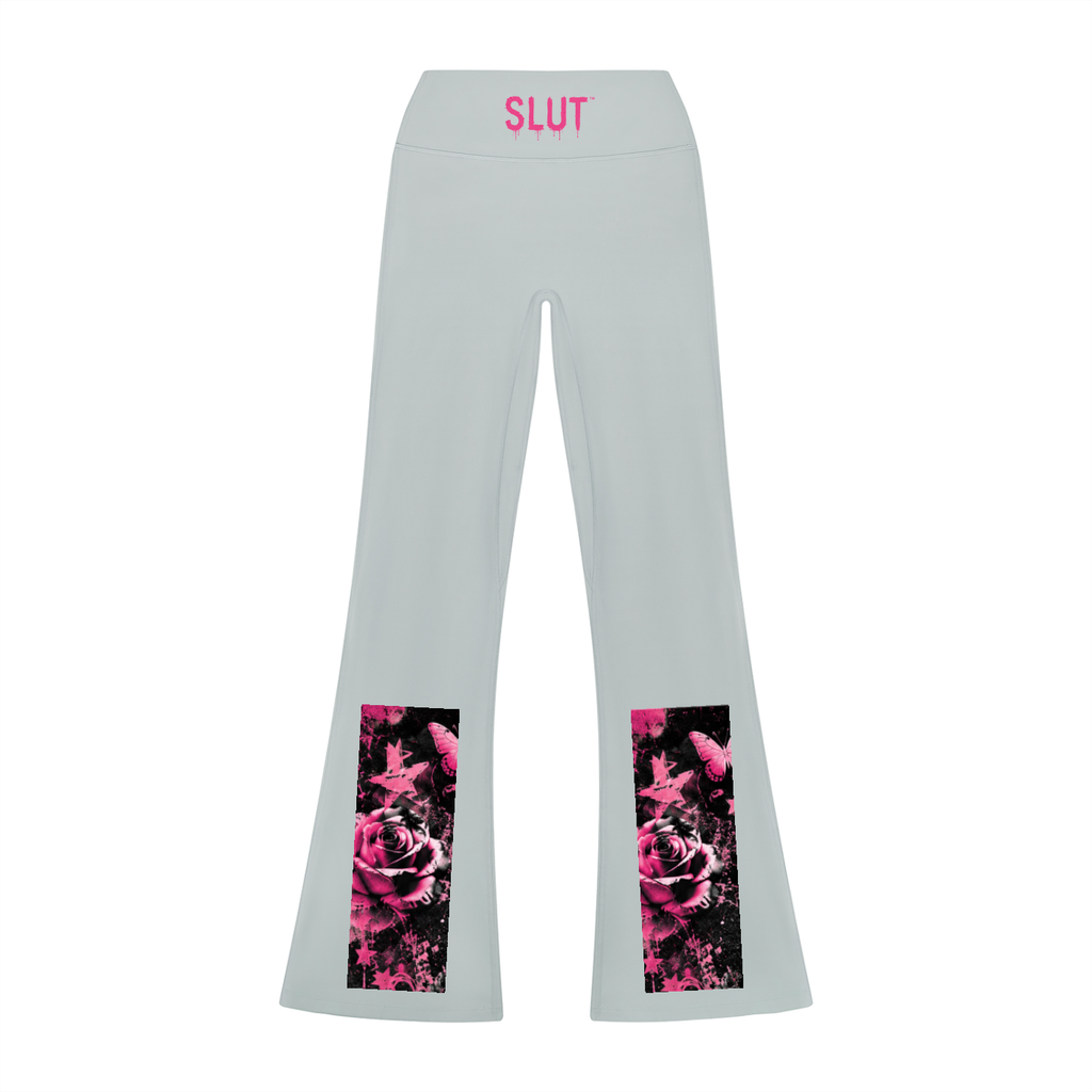 SLUT  Floral Flare Leggings  Strong  Liberated  Unapologetic Thriving