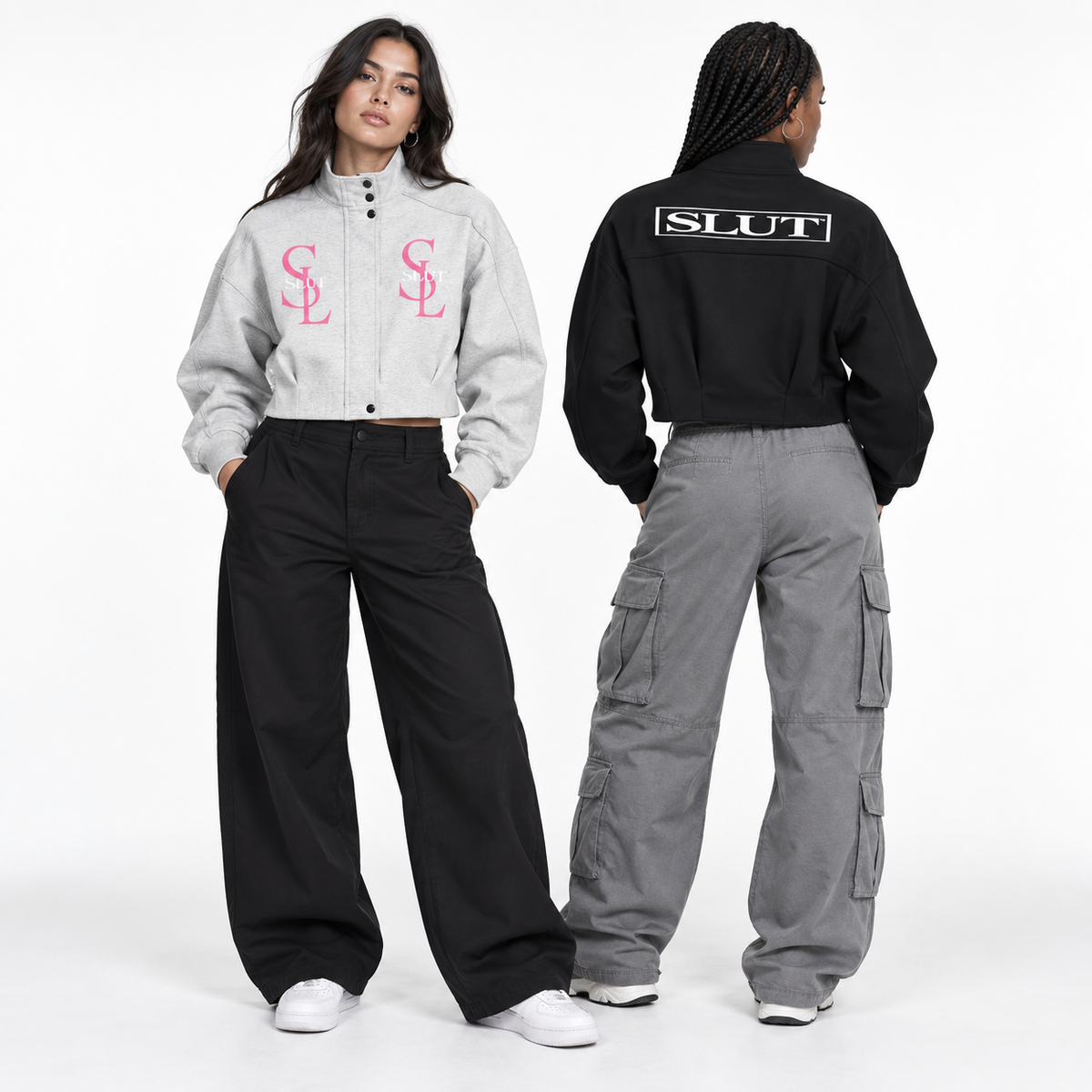 SLUT Women's Button-Front Jacket