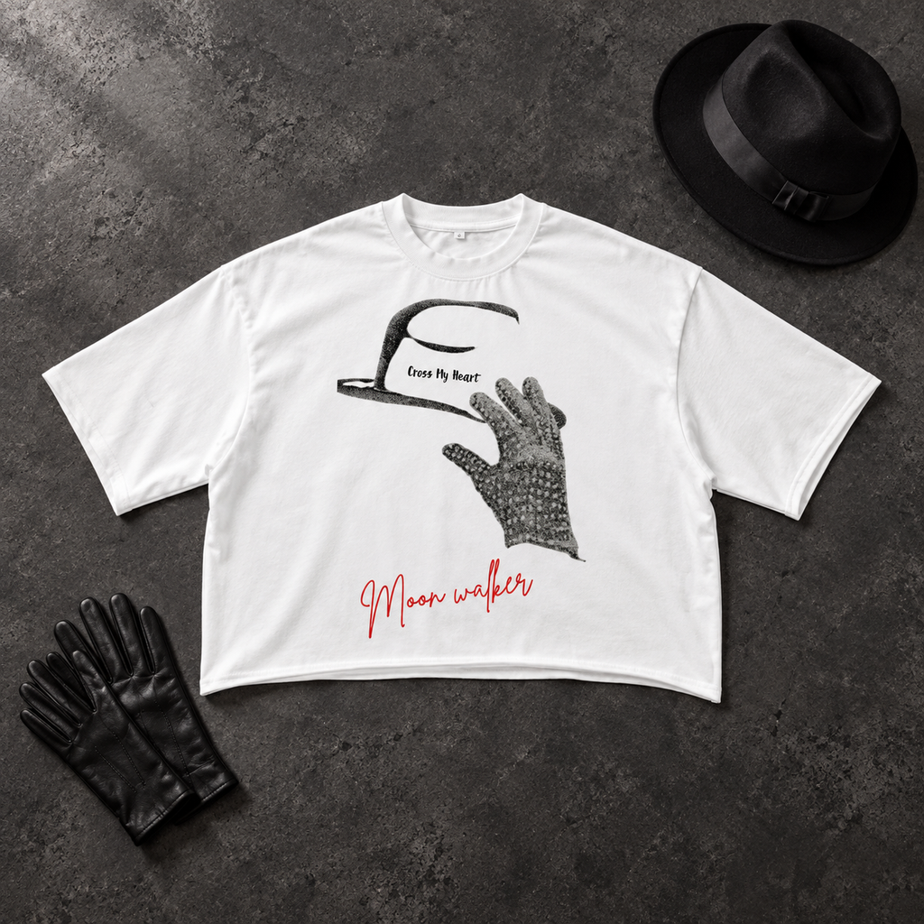 CROSS MY HEART — “MOON WALKER” HEAVYWEIGHT TEE