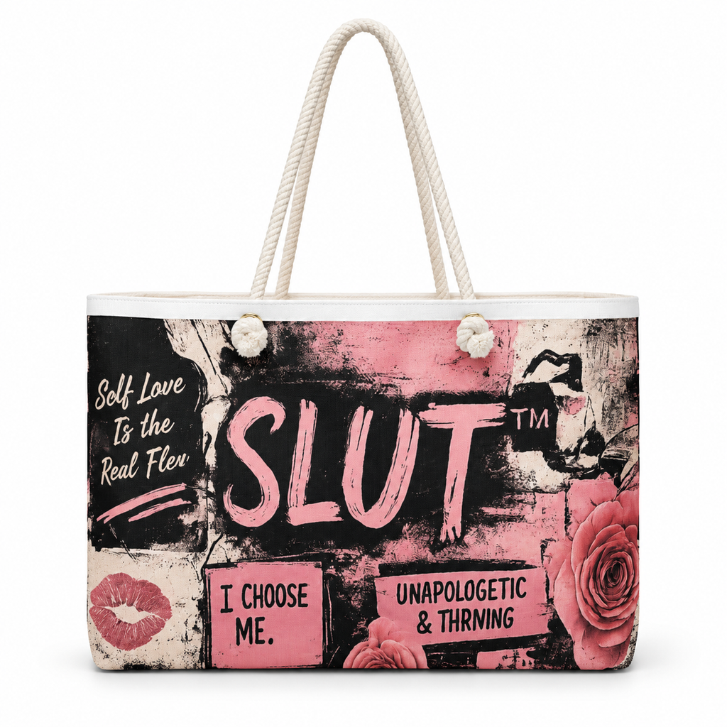 SLUT™ “I Choose Me” Oversized Weekender Bag