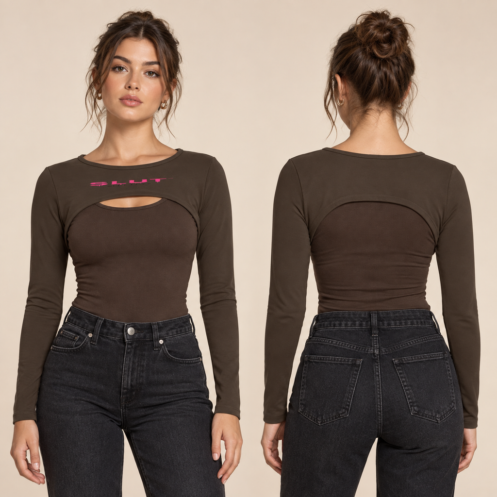 Women’s Cutout Long Sleeve Yoga Shrug