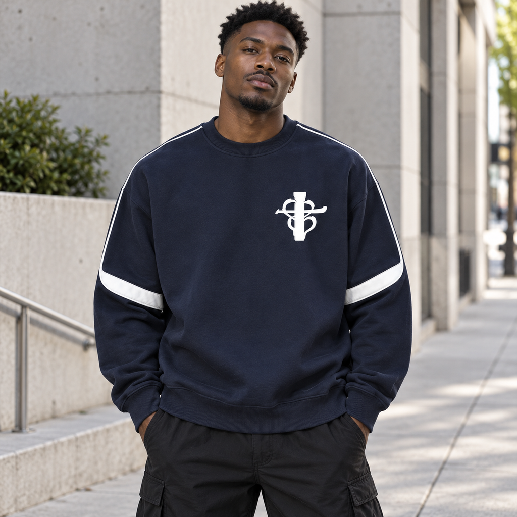 Cross My Heart  Reflective Crewneck