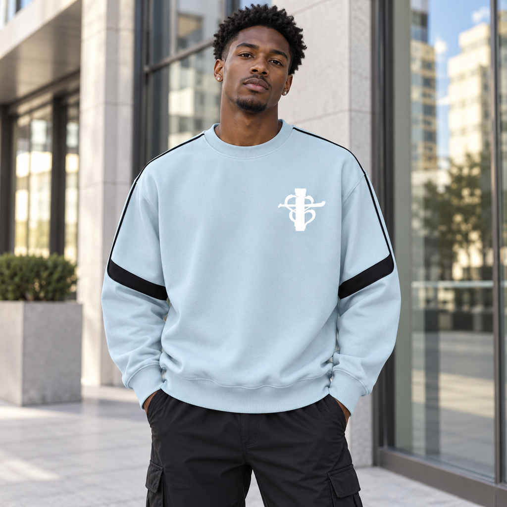 Cross My Heart  Reflective Crewneck