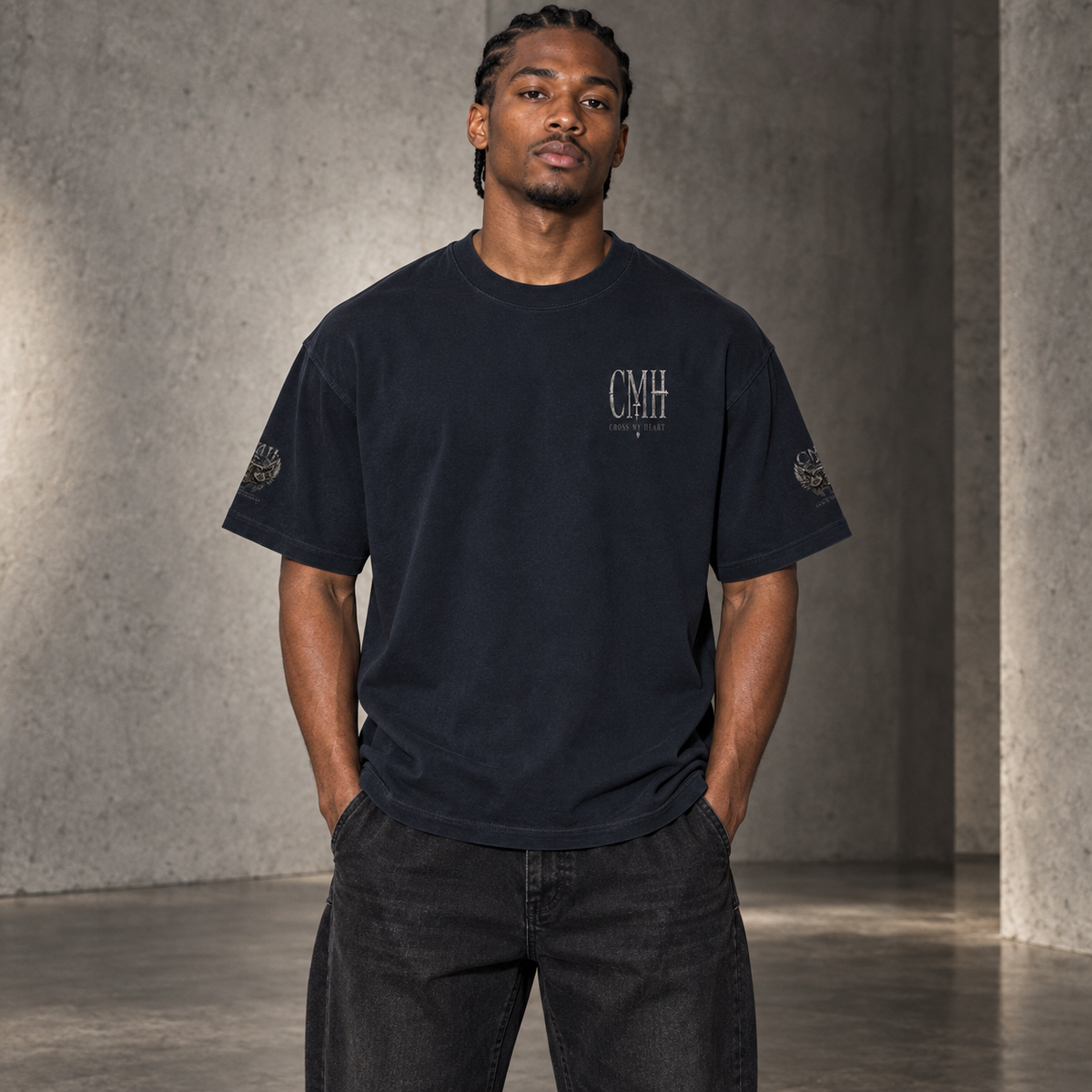 Cross My Heart Gallery Signature Crest Tee