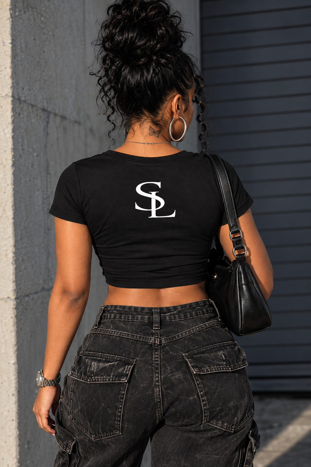 Women's SLUT stand on it Open-Back T-Shirt
