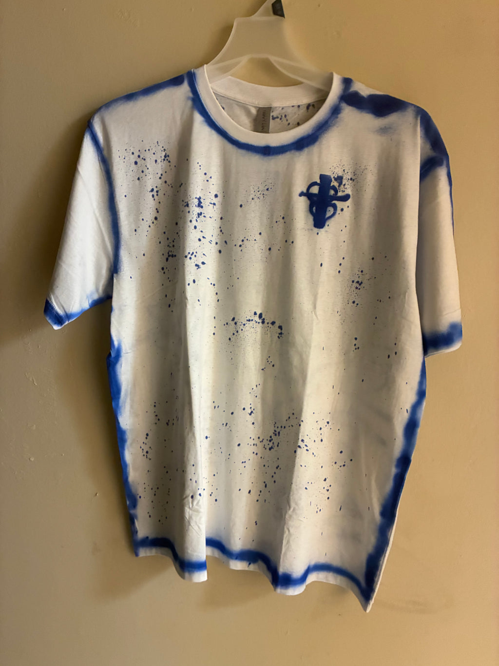 Cross My Heart™ Blue Halo Splatter Tee — One of a Kind