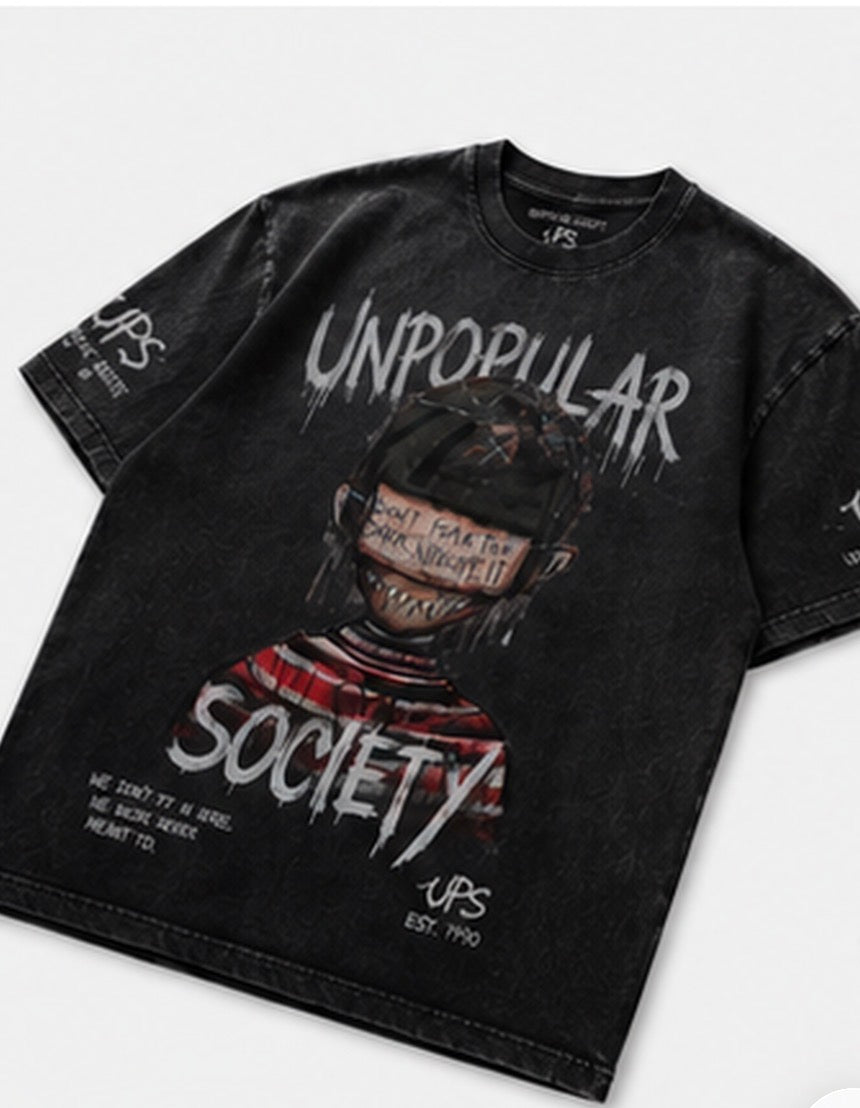 The Unpopular Society™ Don’t Fear the Dark Heavyweight Tee