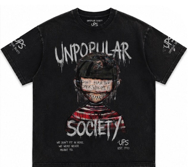 The Unpopular Society™ Don’t Fear the Dark Heavyweight Tee