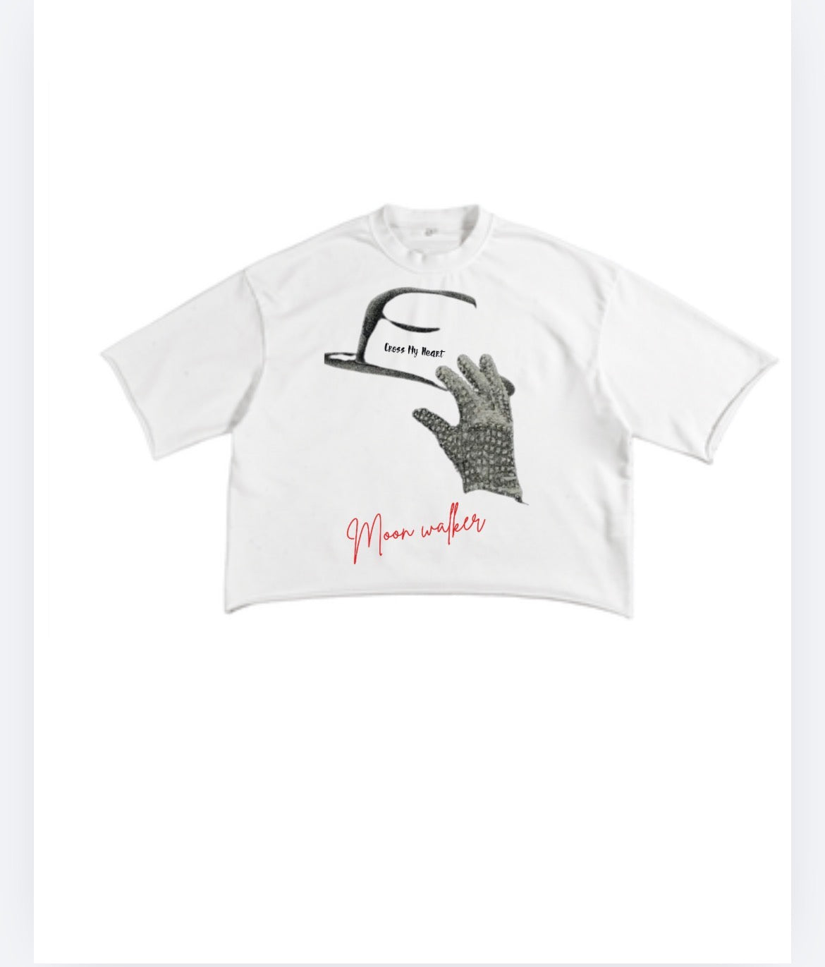 CROSS MY HEART — “MOON WALKER” HEAVYWEIGHT TEE