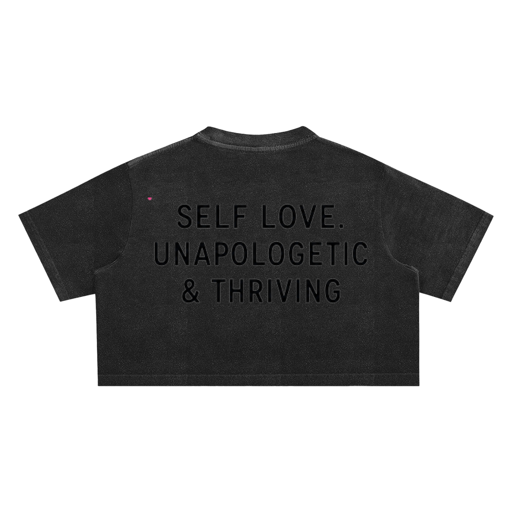 Snow Washed Crop Top slut tee