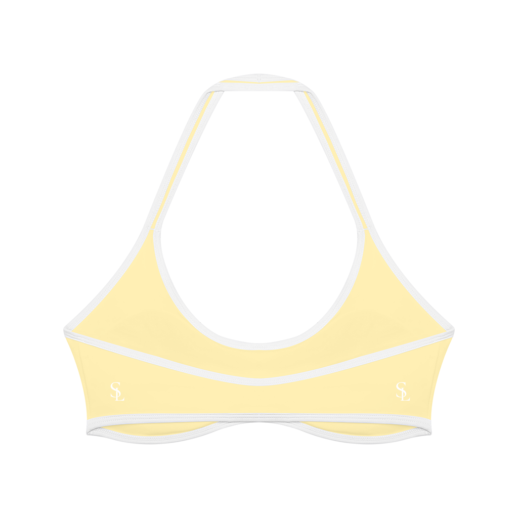 Women's Halter Color Block Yoga Sports Bra