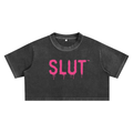 Snow Washed Crop Top slut tee