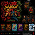 Adorable Fits Double Dragon Mini Icons kids tee