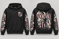 Adorable Fits floral youth hoodie front and back