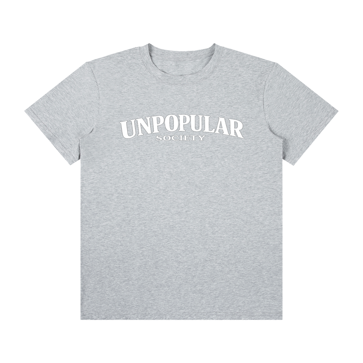Unpopular society Unisex Classic Crew Neck Cotton T-Shirt
