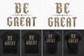 Be Great Tee – Black