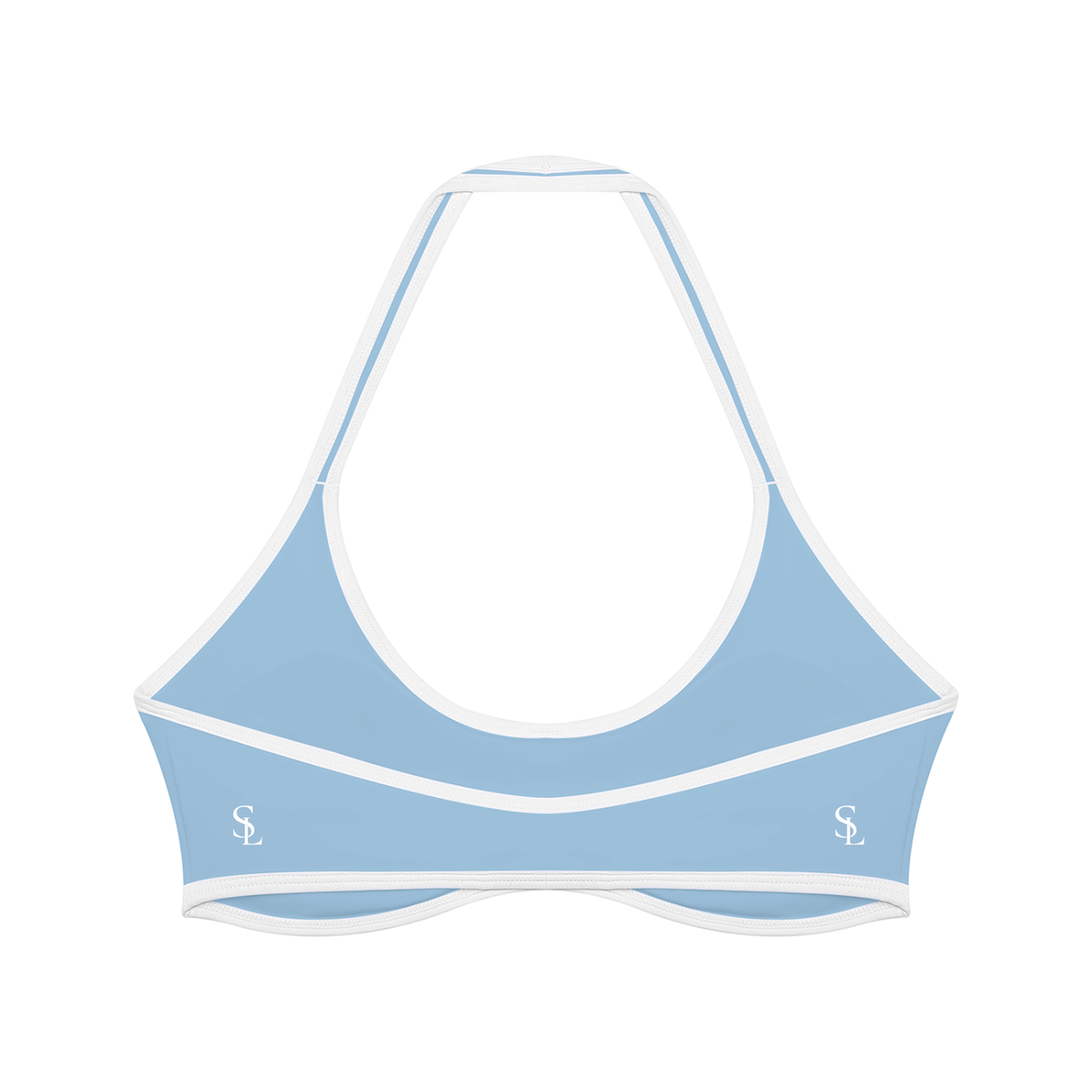 Women's Halter Color Block Yoga Sports Bra