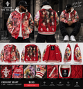Cross My Heart 1 of 1 varsity jacket model and product gallery