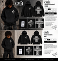 Cross My Heart adult hoodie lookbook