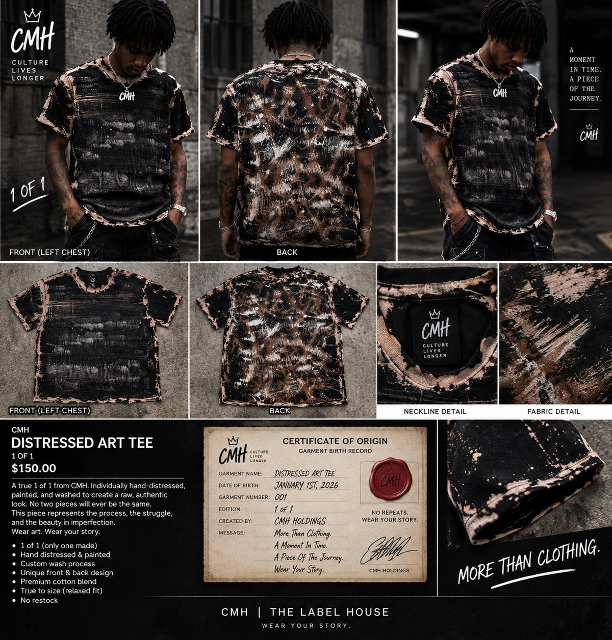 CMH Distressed Art Tee 1 of 1